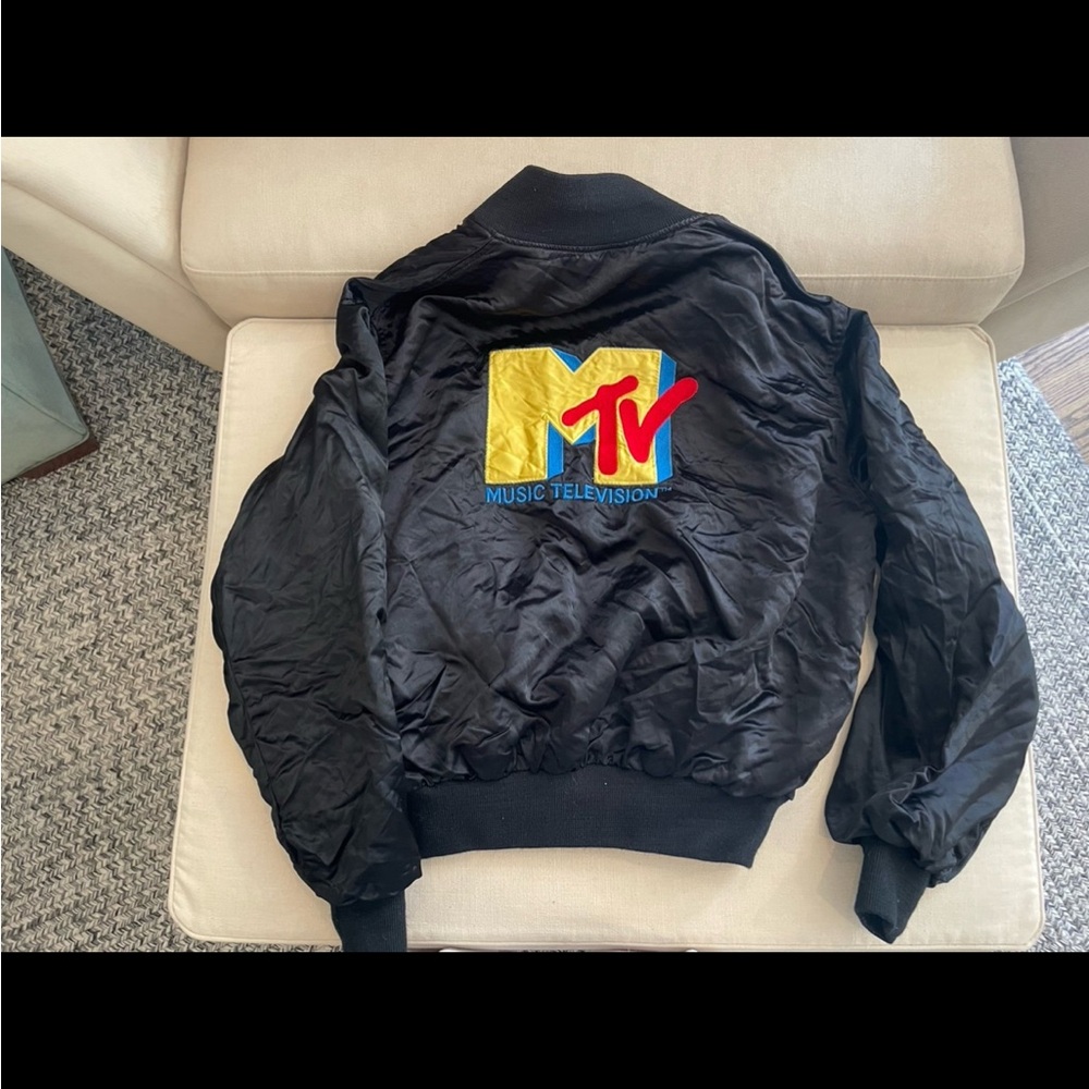 MTV Black Bomber Jacket